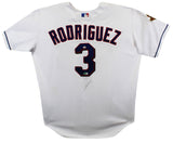 Rangers Alex Rodriguez Signed White Russell Athletic Jersey BAS #BJ07060