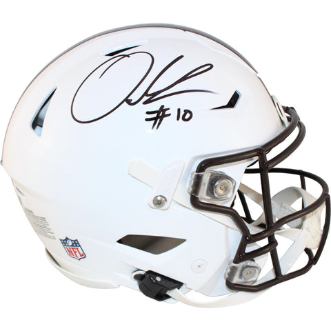 Quinshon Judkins Autographed Cleveland Browns Speedflex ALT Helmet Beckett 53119