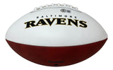 Anquan Boldin Signed Baltimore Ravens Logo Football BAS