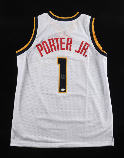 Michael Porter Jr. Signed Denver Nuggets Jersey (JSA COA) #14 Pk 2018 NBA Draft
