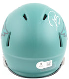 Darius Slay Autographed Eagles Rave Speed Mini Helmet- Beckett W Hologram *White