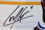 Cale Makar Autographed (black pen) 8x10 Avalanche Action Photo - White Jersey