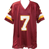 Joe Theismann Autographed/Signed Pro Style XL Red Jersey SB Champs Beckett 51492