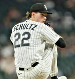 Noah Schultz MLB Debut 4 14 26 Signed Chicago White Sox Pstriped Jersey /Beckett