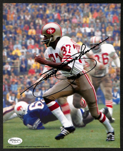 Jimmy Johnson HOF Signed/Autographed 8x10 Photo 49ers JSA 213817