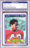 Patriots Mike Haynes Authentic Signed 1980 Topps #415 Card PSA/DNA Slabbed