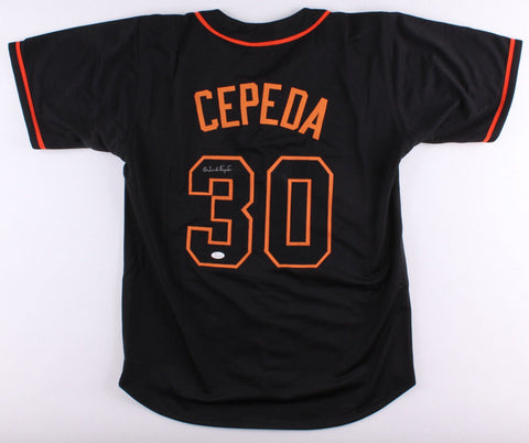 Orlando Cepeda Signed Giants Jersey (JSA) 1967 N.L. MVP / 1958 NL Rookie of Year