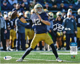 Ian Book Notre Dame Signed/Autographed 8x10 Photo Beckett 158832