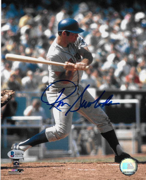 Ron Swoboda Autographed New York Mets 8x10 Photo Beckett Authenticated