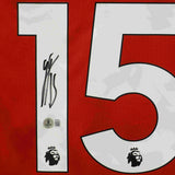 Leny Yoro Signed Manchester United 2026-27 Soccer Jersey #15 with Beckett COA
