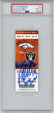 Von Miller Signed 9/12/2011 Ticket w/NFL Debut Grade 10 PSA 10 Slab 34355