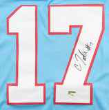 Carnell Tate Signed Tennessee Titans Jersey (Wilder Side Sport) Ex-Ohio State WR