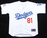1981 L.A. Dodgers World Series MVP's Jersey Signed By (3) Cey, Guerrero, Garvey