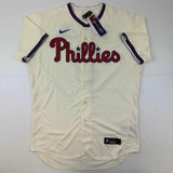Signed Bryce Harper Phillies Cream Authentic Jersey Fanatics MLB COA