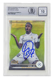 Vinicius Jr Signed 2022-23 Topps Stadium Club Chrome Gold /50 - BGS 10 Autograph