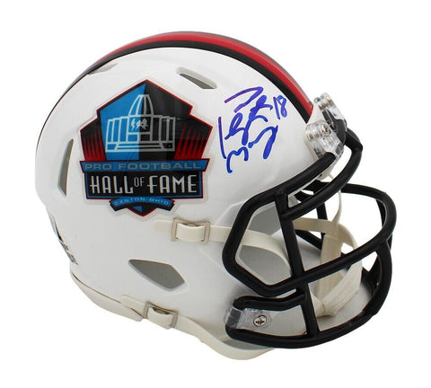 Peyton Manning Signed Speed Hall Of Fame NFL Mini Helmet