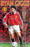 Ryan Giggs Signed Manchester United Umbro Authentic Jersey (Beckett) Striker