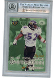 Ray Lewis Autographed 1997 Fleer Ultra #116 Trading Card Beckett 53021
