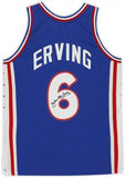 Julius Erving 76ers Signed Mitchell & Ness 1982-83 Hardwood Swingman Jersey