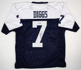 Trevon Diggs Signed Dallas Cowboys Throwback Jersey (P!A QR) 2020 2nd Round Pick