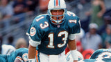 Dan Marino Signed Miami Dolphins 35" x 43" Framed Stat Jersey (JSA) Q.B.