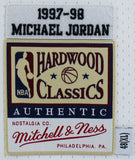 Bulls Michael Jordan Authentic Signed White 1997-98 Nike Jersey UDA #BAH44410