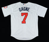 Greg Gagne Signed Minnesota Twin Jersey (Beckett) 2xWorld Series Champ 1987/1991