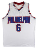 Julius "Dr. J" Erving Authentic Signed White Pro Style Jersey JSA Witness
