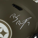 Ben Roethlisberger Steelers Signed Riddell 2022 Salute Service Authentic Helmet