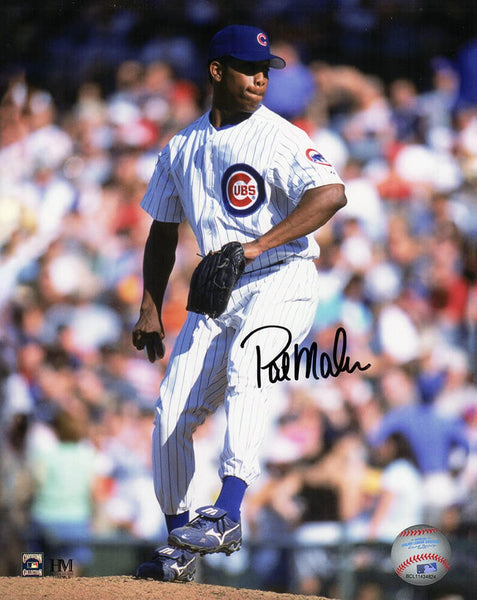 Pat (Patrick) Mahomes Sr. Signed Cubs Pitching 8x10 Photo -(SCHWARTZ SPORTS COA)