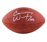 Carson Wentz Signed Philadelphia Eagles Wilson Authentic Stamped NFL Football