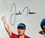 Justin Thomas Autographed 16x24 Photo in Custom LED Frame ( 25.5"x33.5") UDA
