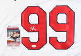 James Karinchak Signed Cleveland Indians Jersey (JSA COA) Relief Pitcher
