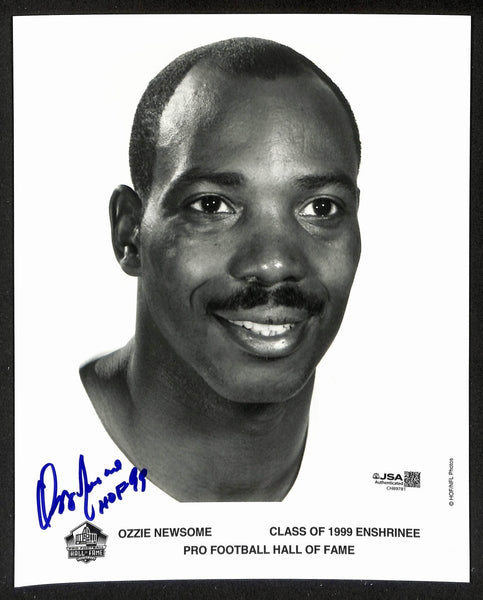 Ozzie Newsome Official Pro Football HOF Auto/Signed 8x10 Photo JSA BA201950
