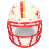 Wil Shields Autographed "HOF '15" Chiefs RETRO Speed Mini Helmet Beckett