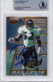 Ray Lewis Autographed 1996 Bowmans Best #164 Slabbed BAS 39924