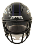 Zay Flowers Signed Baltimore Ravens MIDI SpeedFlex Helmet BAS