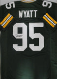 Packers 1st Rnd Pick DEVONTE WYATT Signed Custom Replica Green Jersey AUTO - JSA