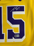 Austin Reaves Autographed Los Angeles Lakers Nike Swingman Jersey Beckett