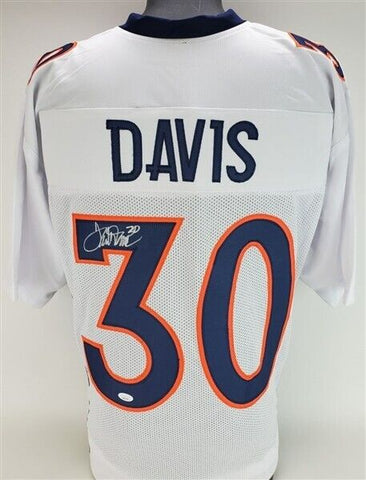 Terrell Davis Signed Denver Broncos Jersey (JSA COA) 2xSuper Bowl Champion RB