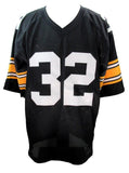 Franco Harris HOF Signed/Inscr Steelers Custom Football Jersey PSA/DNA 197430