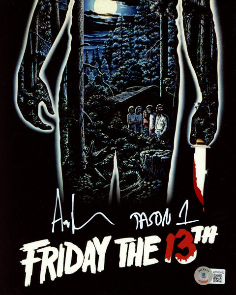 Ari Lehman Autographed/Signed Friday The 13th 8x10 Photo Jason Beckett 36405