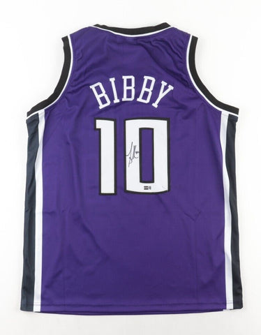 Mike Bibby Signed Sacramento Kings Jersey (Steiner) 1999 NBA All Rookie Team
