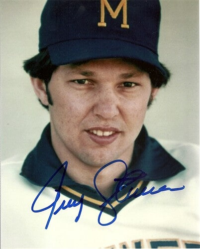 Milw Brewers 1982 AL Champ Pitcher JERRY AUGUSTINE Signed 8x10 Photo #1 AUTO