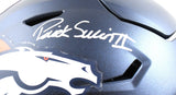 Patrick Surtain II Autographed Denver Broncos F/S Speed Flex Helmet - Beckett W