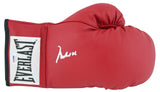 Muhammad Ali Authentic Signed Red Everlast Boxing Glove PSA/DNA Itp #4A54300