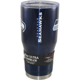 Seattle Seahawks 30oz Stainless Steel Tumbler Drink Ware New 34842