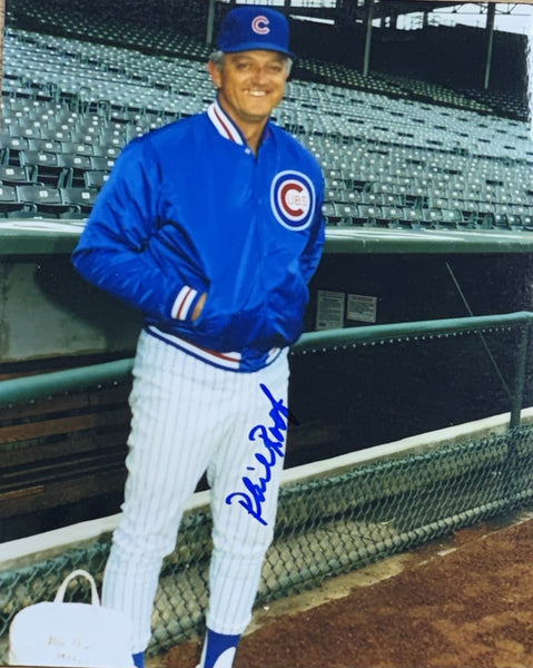 PHIL ROOF Signed 8x10 Photo #4 - Chicago Cubs Bench Coach AUTO