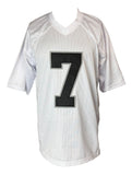 Geno Smith Las Vegas Signed White Football Jersey BAS