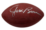 Jim Brown HOF Signed Official Wilson NFL Football Browns JSA 214103